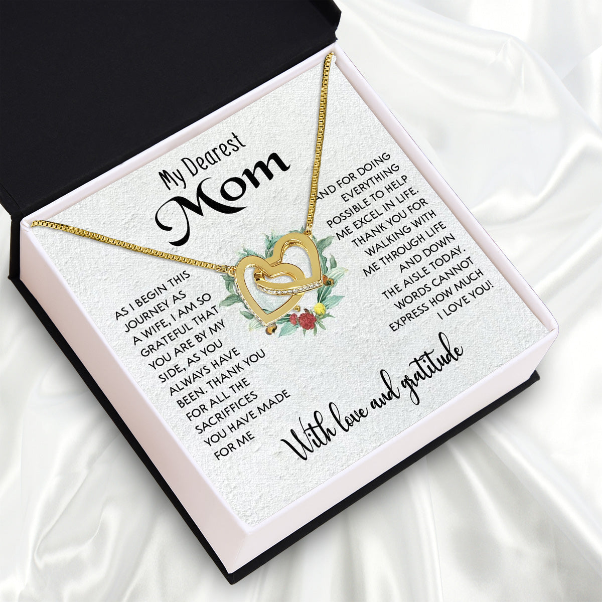 Mom Necklace for Daughter's or Son's Wedding: A Timeless Gift of Love and Gratitude