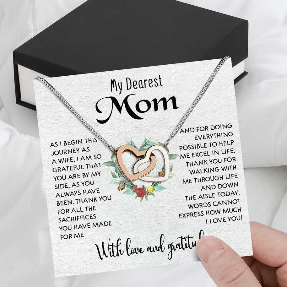 Mom Necklace for Daughter's or Son's Wedding: A Timeless Gift of Love and Gratitude