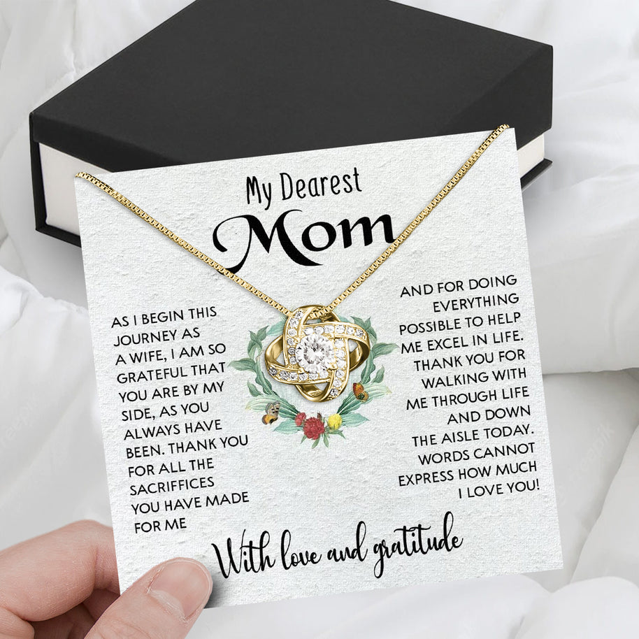 Mom Necklace for Daughter's or Son's Wedding: A Timeless Gift of Love and Gratitude