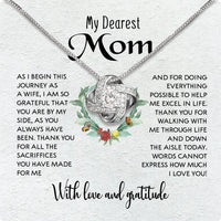 Thumbnail for Mom Necklace for Daughter's or Son's Wedding: A Timeless Gift of Love and Gratitude