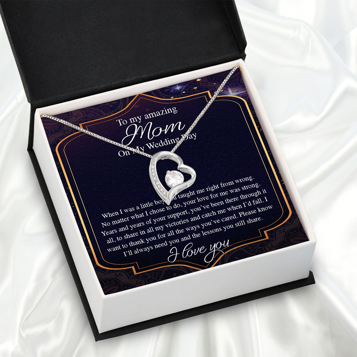 Mom Necklace for Daughter's or Son's Wedding: A Timeless Gift of Love and Gratitude