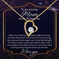 Thumbnail for Mom Necklace for Daughter's or Son's Wedding: A Timeless Gift of Love and Gratitude