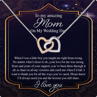 Thumbnail for Mom Necklace for Daughter's or Son's Wedding: A Timeless Gift of Love and Gratitude