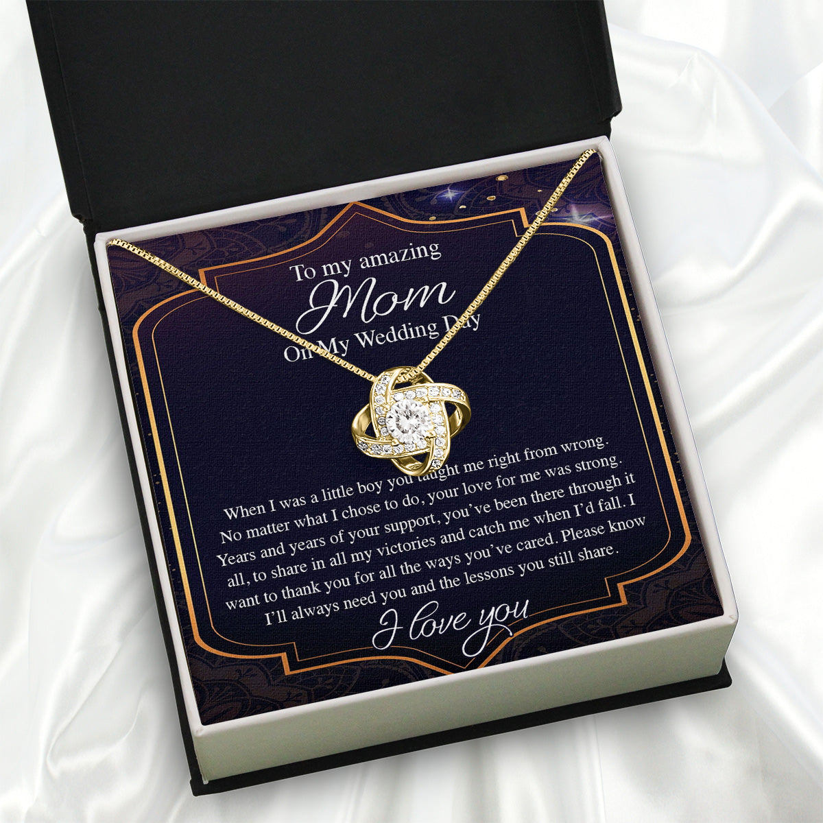 Mom Necklace for Daughter's or Son's Wedding: A Timeless Gift of Love and Gratitude