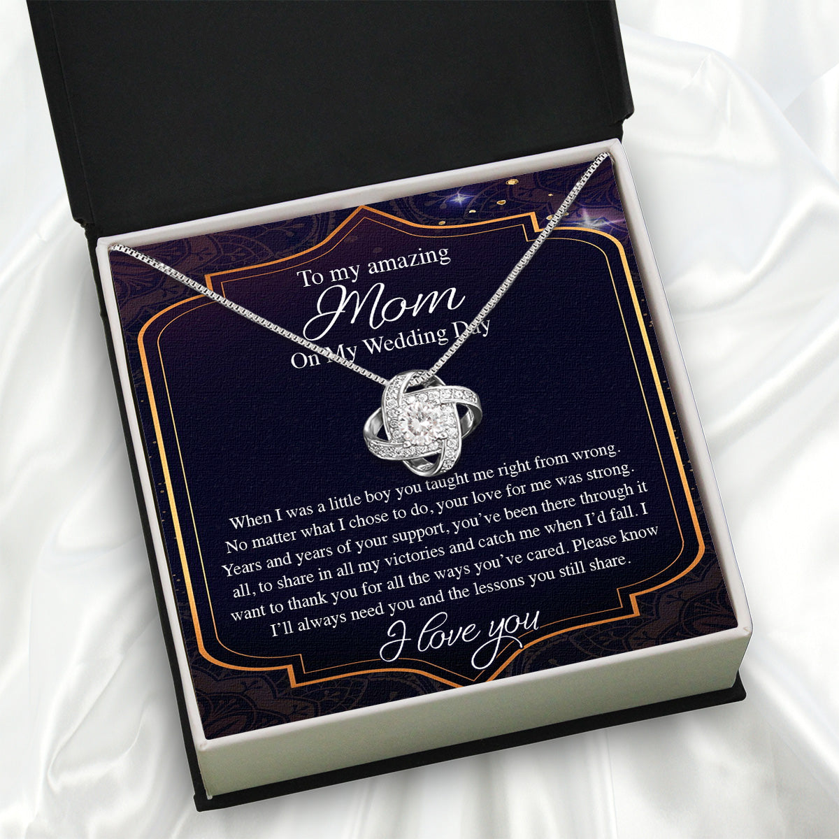 Mom Necklace for Daughter's or Son's Wedding: A Timeless Gift of Love and Gratitude