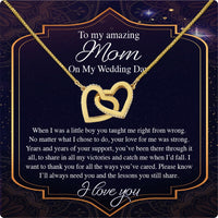 Thumbnail for Mom Necklace for Daughter's or Son's Wedding: A Timeless Gift of Love and Gratitude