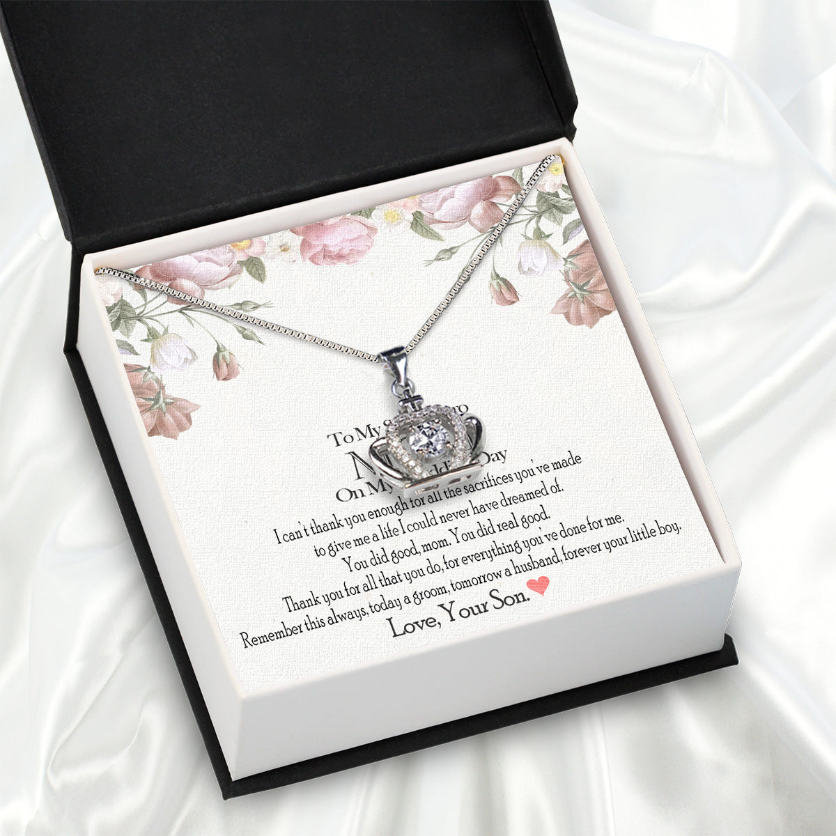 Mom Necklace for Daughter's or Son's Wedding: A Timeless Gift of Love and Gratitude