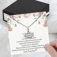 Thumbnail for Mom Necklace for Daughter's or Son's Wedding: A Timeless Gift of Love and Gratitude