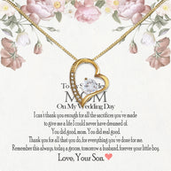 Mom Necklace for Daughter's or Son's Wedding: A Timeless Gift of Love and Gratitude