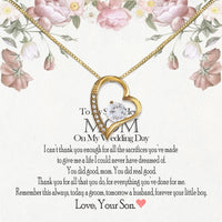 Thumbnail for Mom Necklace for Daughter's or Son's Wedding: A Timeless Gift of Love and Gratitude