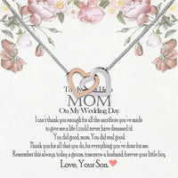 Thumbnail for Mom Necklace for Daughter's or Son's Wedding: A Timeless Gift of Love and Gratitude