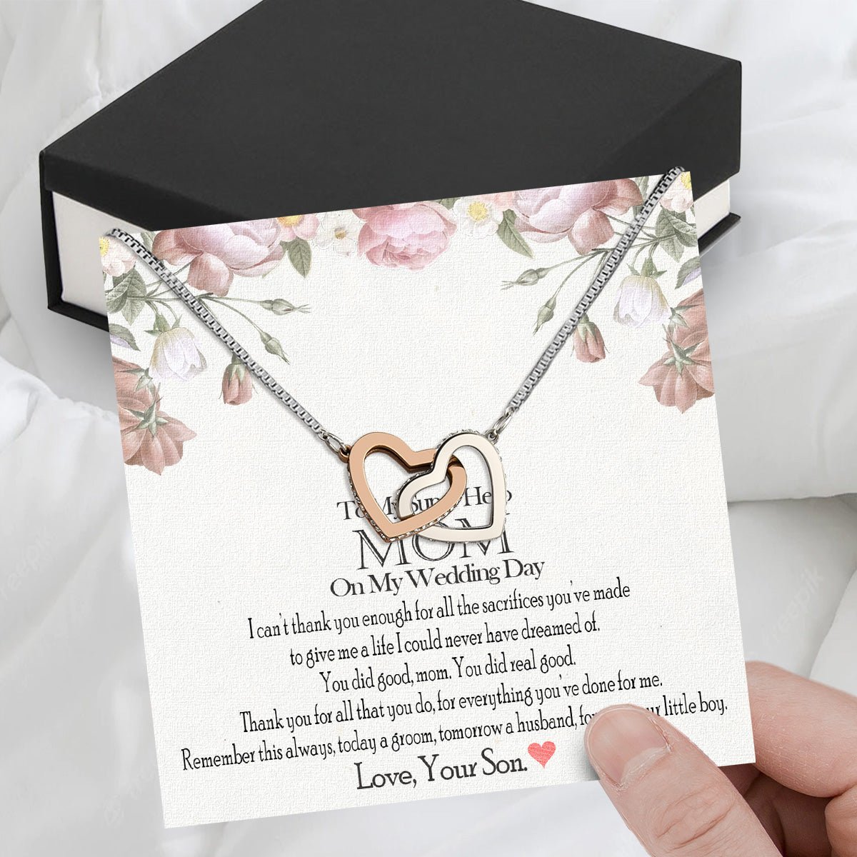 Mom Necklace for Daughter's or Son's Wedding: A Timeless Gift of Love and Gratitude