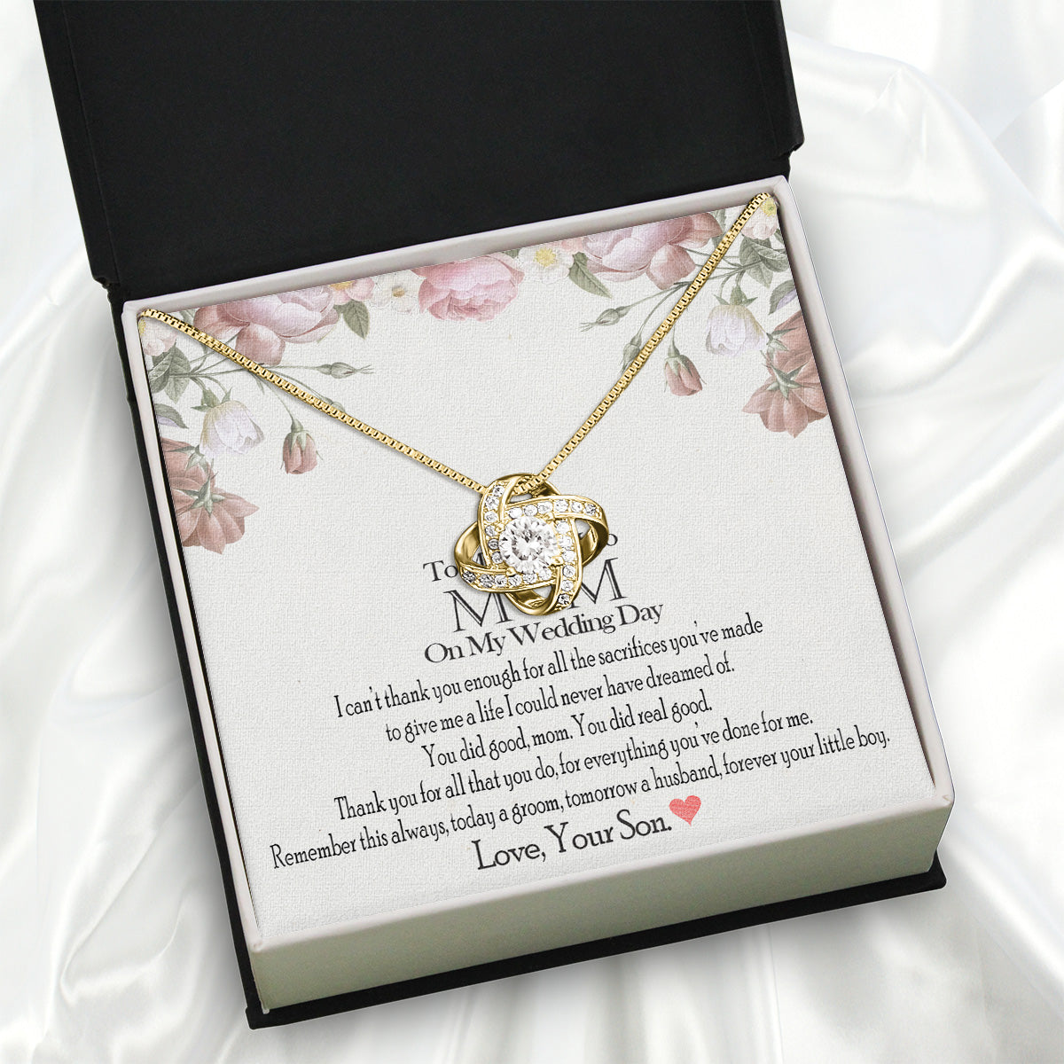 Mom Necklace for Daughter's or Son's Wedding: A Timeless Gift of Love and Gratitude