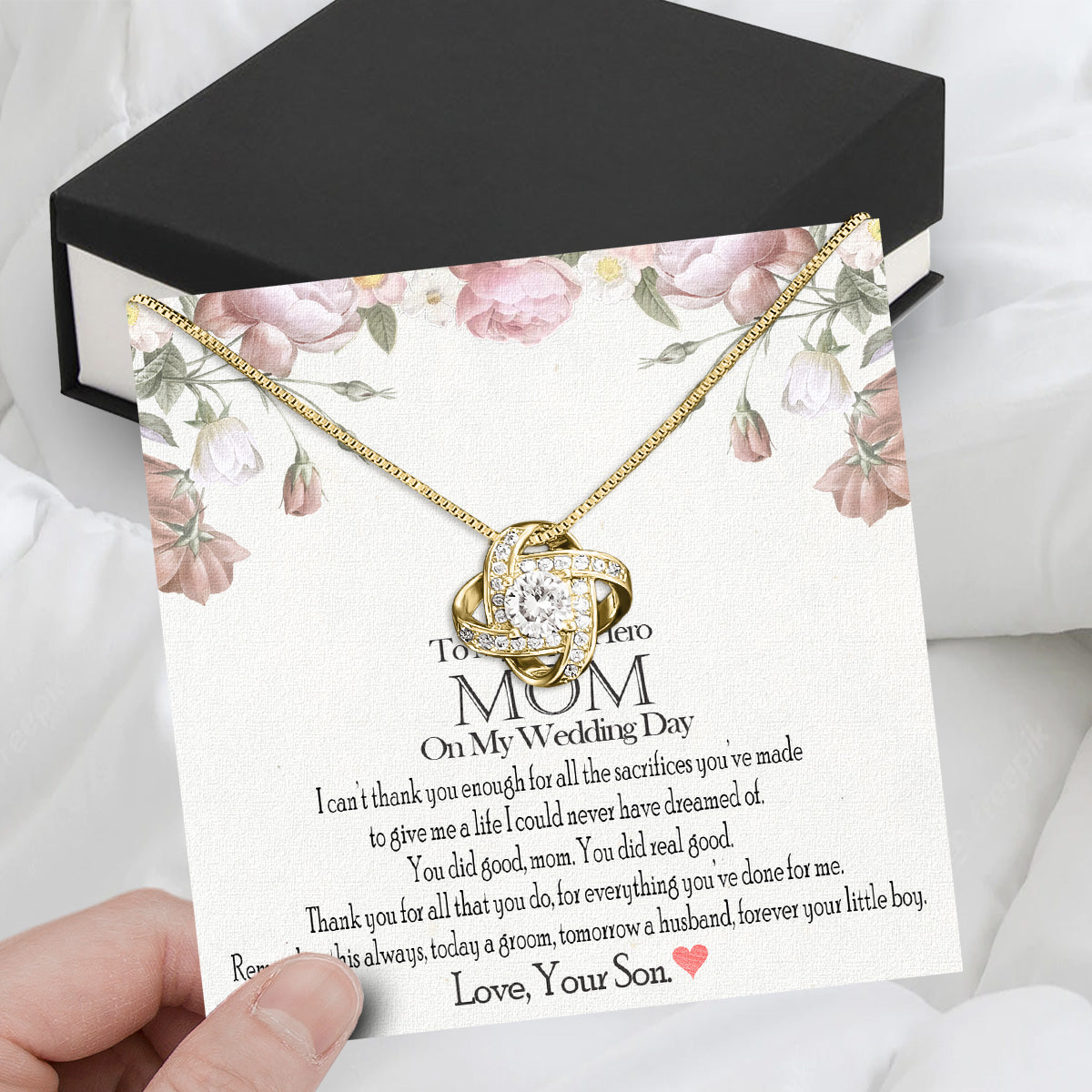 Mom Necklace for Daughter's or Son's Wedding: A Timeless Gift of Love and Gratitude