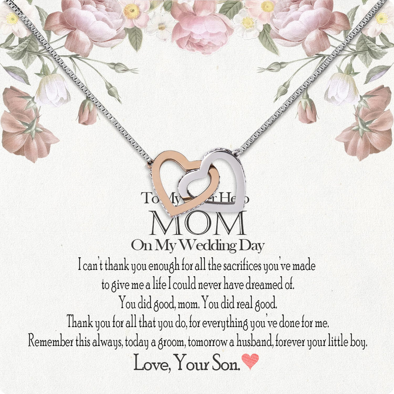 Mom Necklace for Daughter's or Son's Wedding: A Timeless Gift of Love and Gratitude