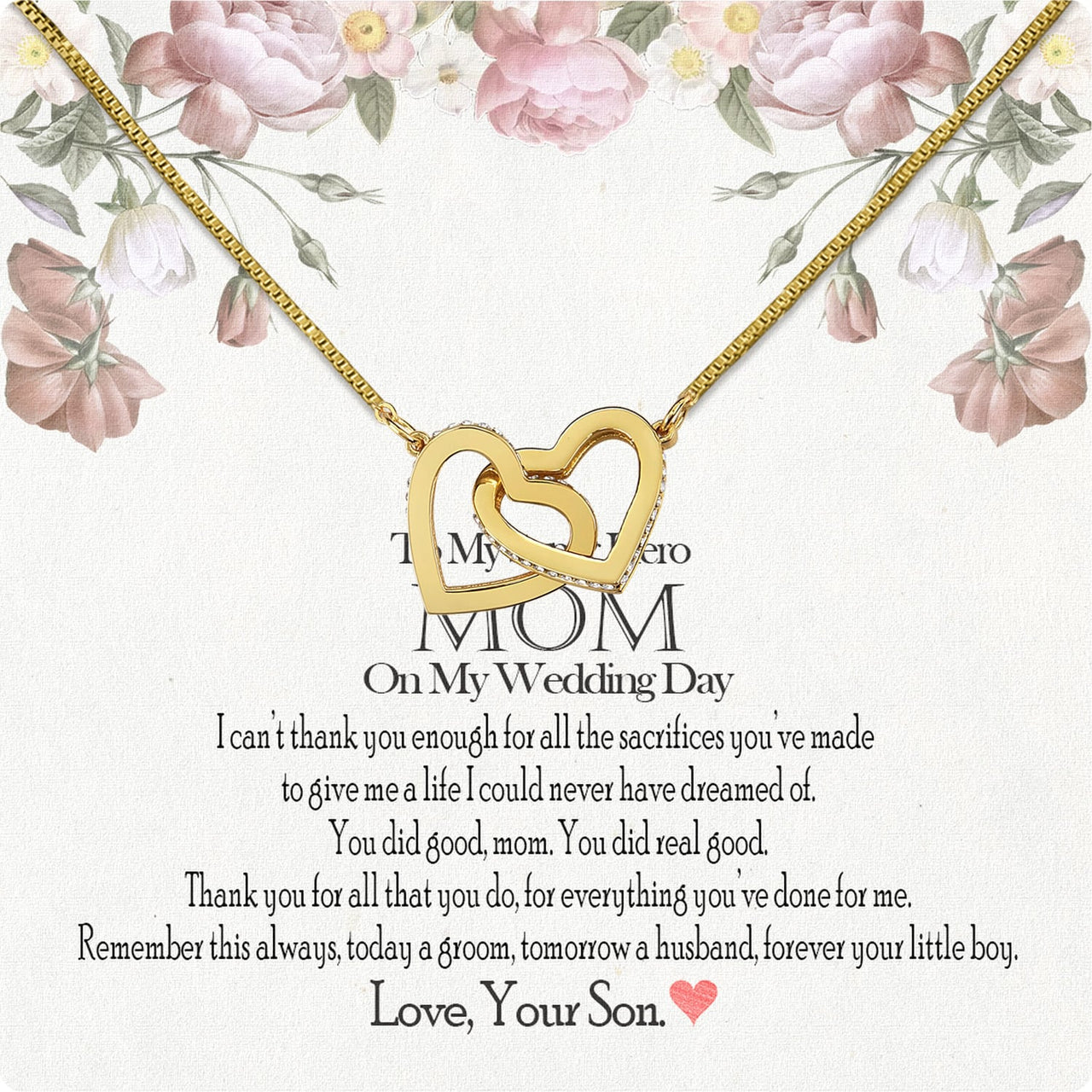 Mom Necklace for Daughter's or Son's Wedding: A Timeless Gift of Love and Gratitude