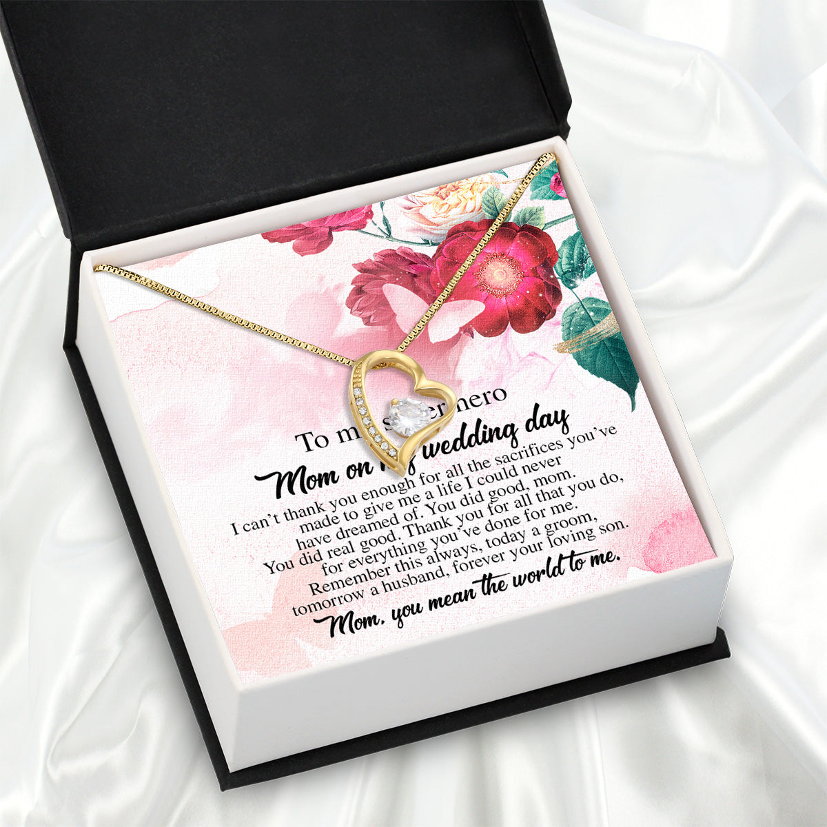 Mom Necklace for Daughter's or Son's Wedding: A Timeless Gift of Love and Gratitude