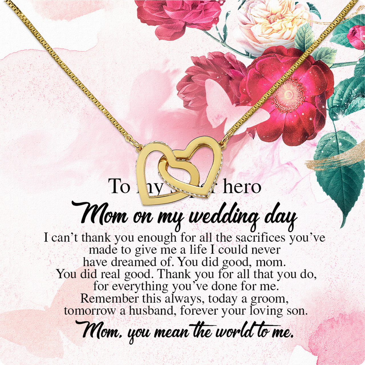 Mom Necklace for Daughter's or Son's Wedding: A Timeless Gift of Love and Gratitude