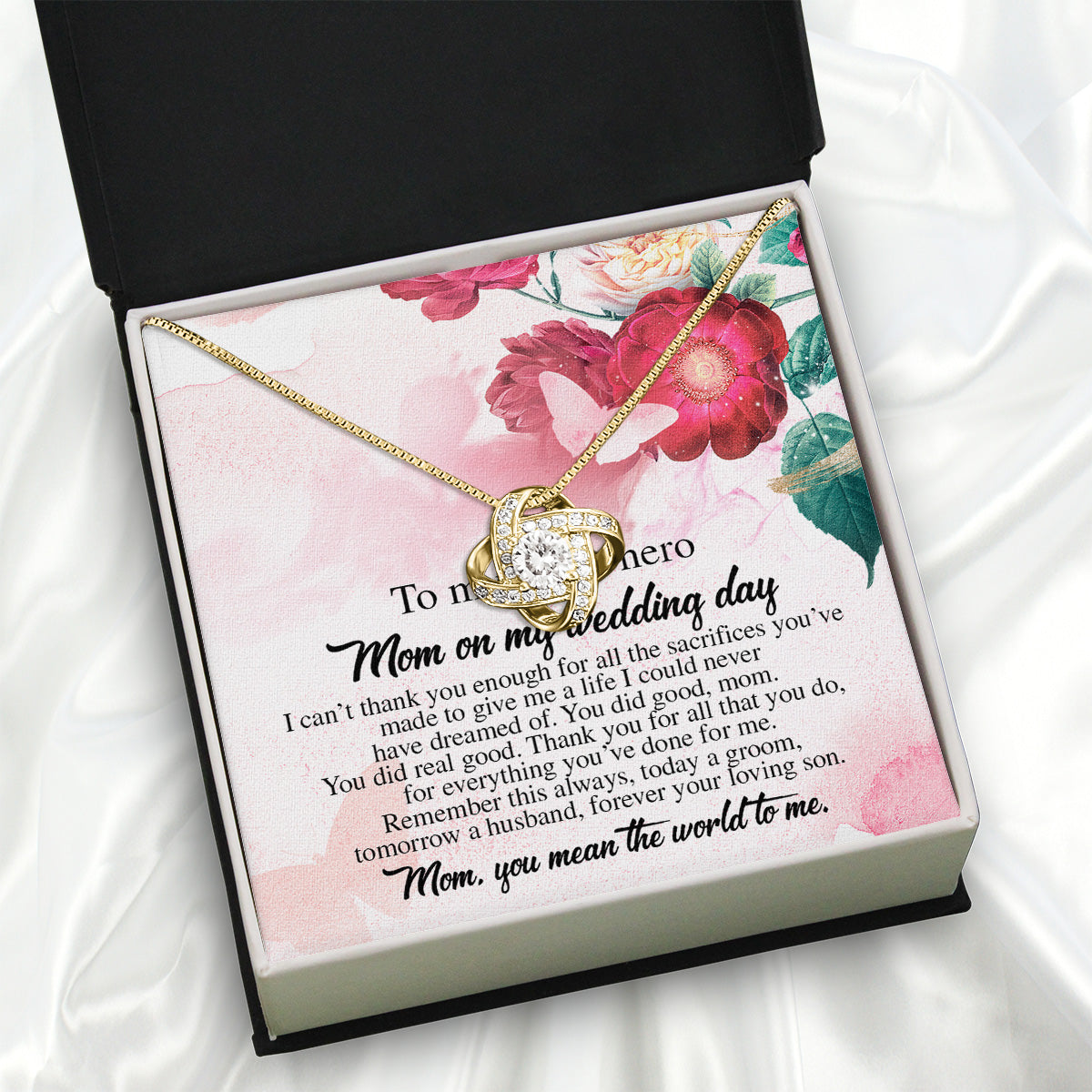 Mom Necklace for Daughter's or Son's Wedding: A Timeless Gift of Love and Gratitude