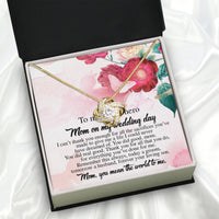 Thumbnail for Mom Necklace for Daughter's or Son's Wedding: A Timeless Gift of Love and Gratitude