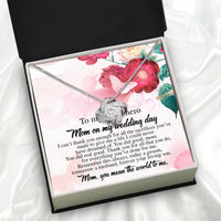 Thumbnail for Mom Necklace for Daughter's or Son's Wedding: A Timeless Gift of Love and Gratitude