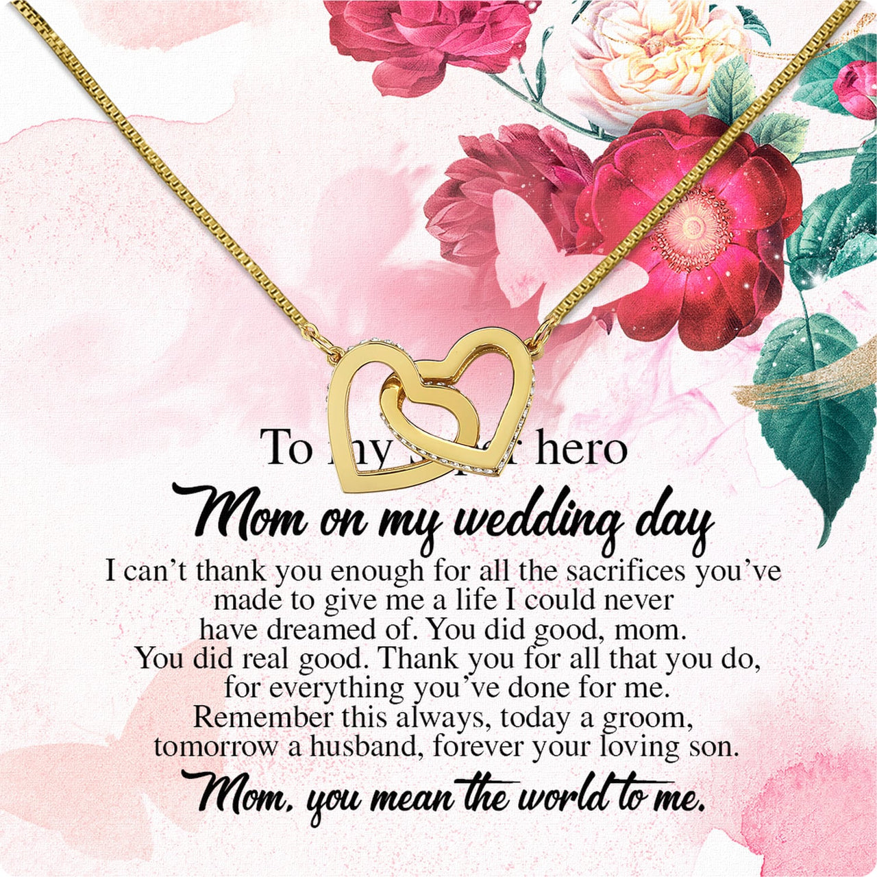 Mom Necklace for Daughter's or Son's Wedding: A Timeless Gift of Love and Gratitude