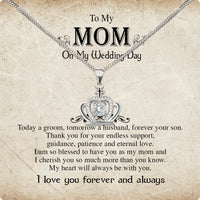 Thumbnail for Mom Necklace for Daughter's or Son's Wedding: A Timeless Gift of Love and Gratitude