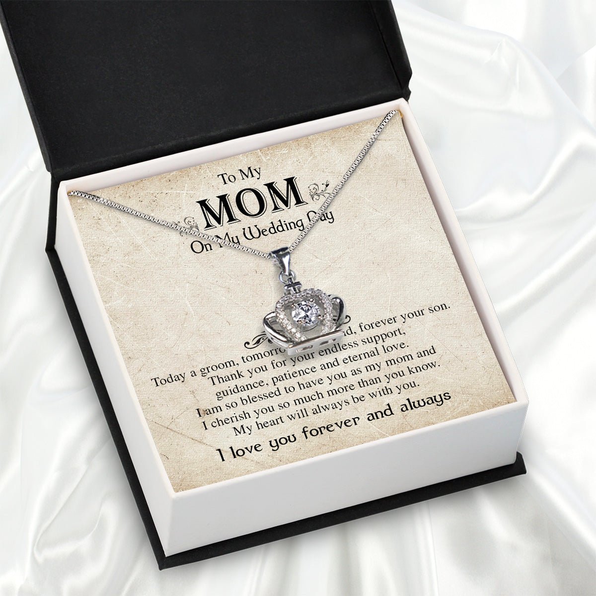 Mom Necklace for Daughter's or Son's Wedding: A Timeless Gift of Love and Gratitude