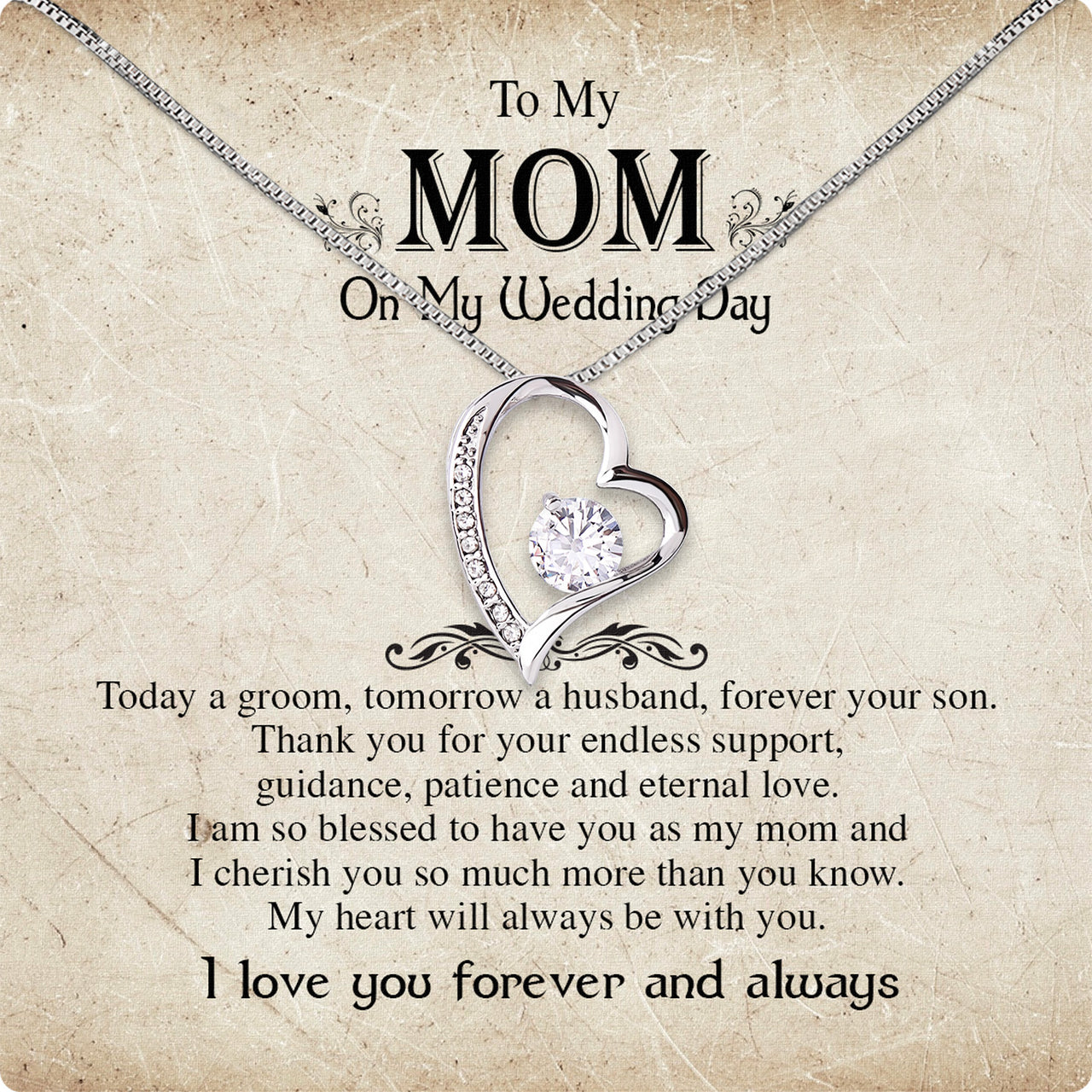 Mom Necklace for Daughter's or Son's Wedding: A Timeless Gift of Love and Gratitude