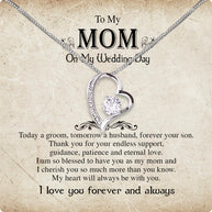 Mom Necklace for Daughter's or Son's Wedding: A Timeless Gift of Love and Gratitude