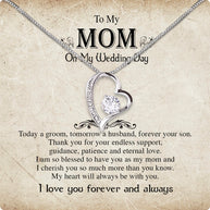 Mom Necklace for Daughter's or Son's Wedding: A Timeless Gift of Love and Gratitude