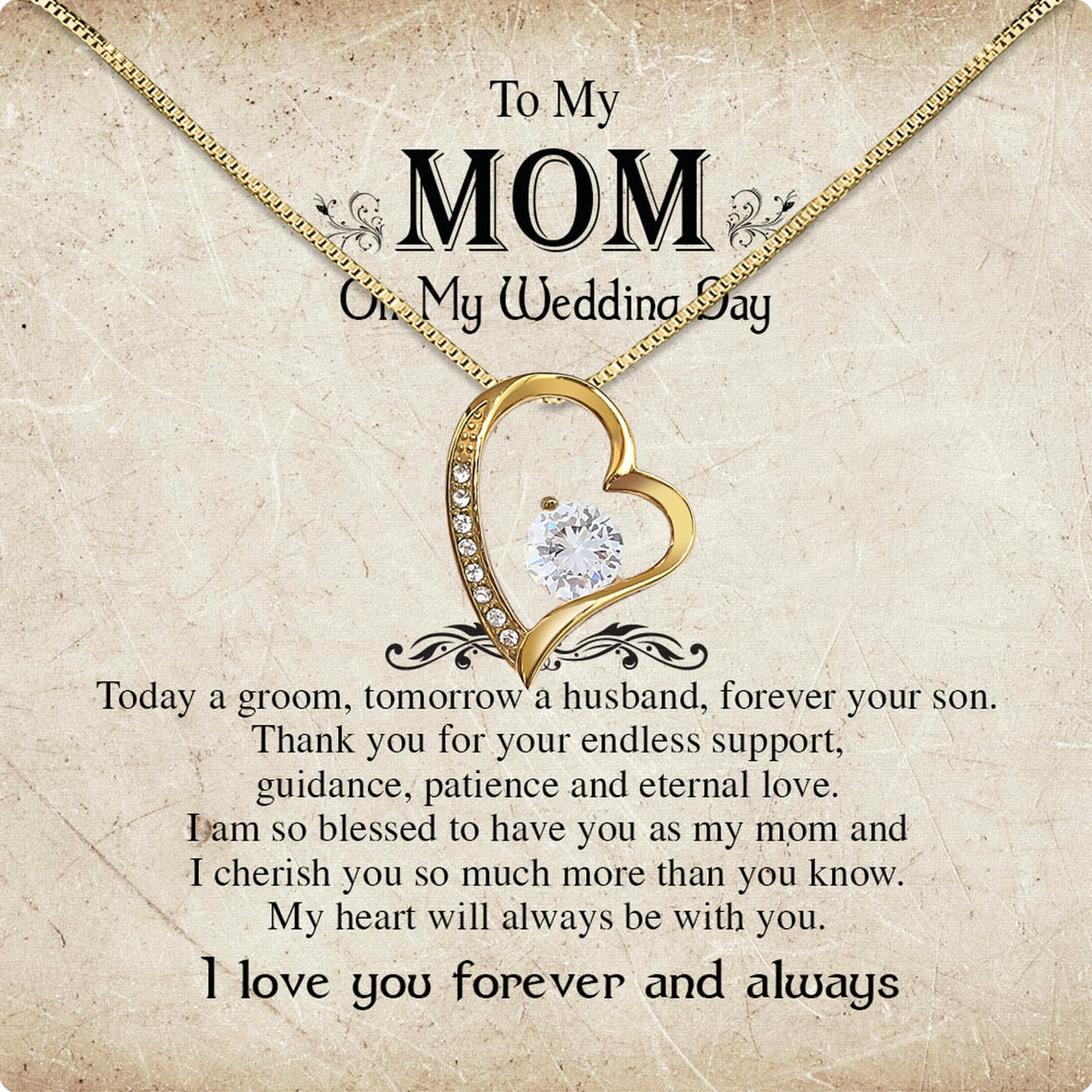 Mom Necklace for Daughter's or Son's Wedding: A Timeless Gift of Love and Gratitude