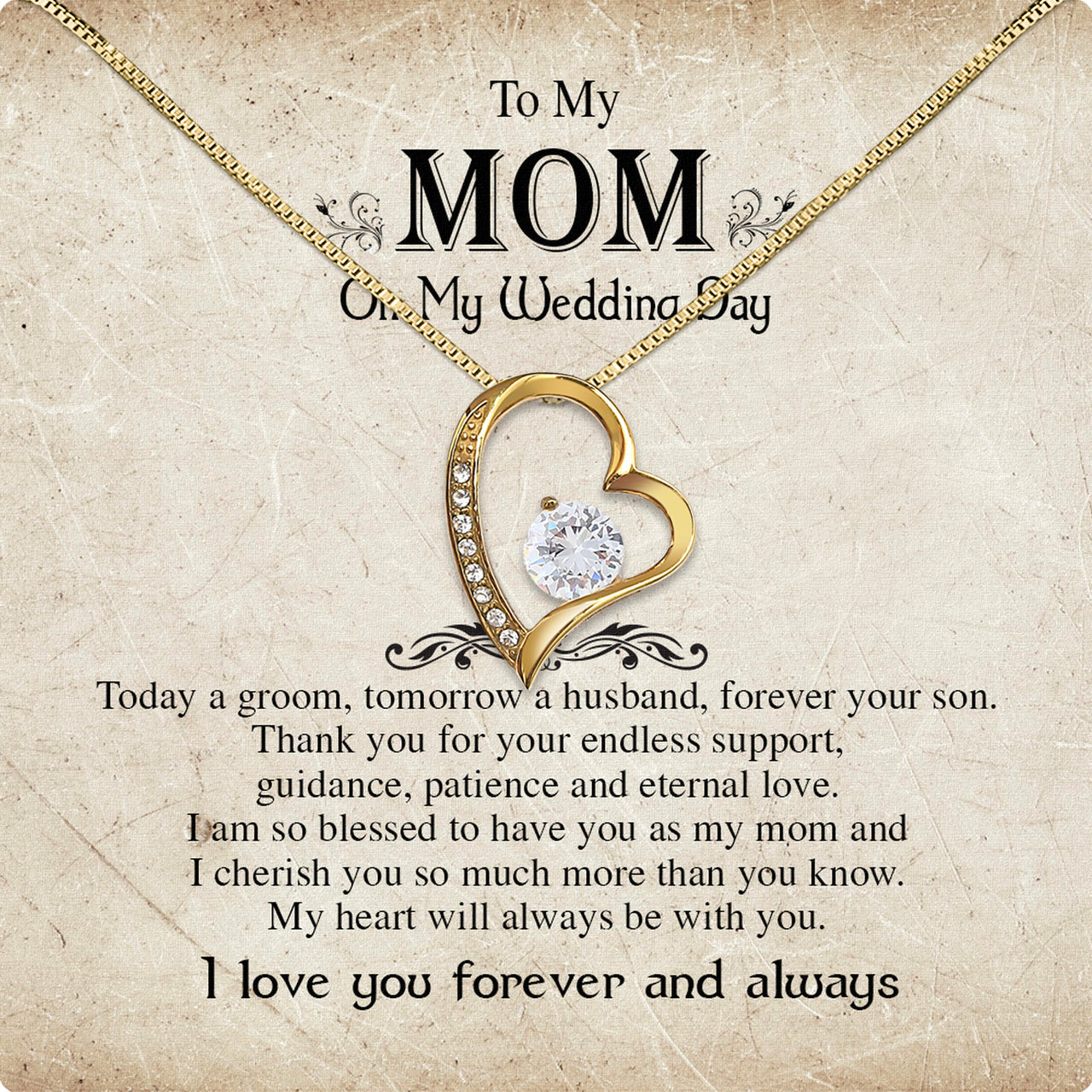 Mom Necklace for Daughter's or Son's Wedding: A Timeless Gift of Love and Gratitude