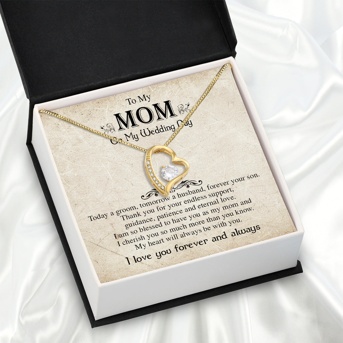 Mom Necklace for Daughter's or Son's Wedding: A Timeless Gift of Love and Gratitude