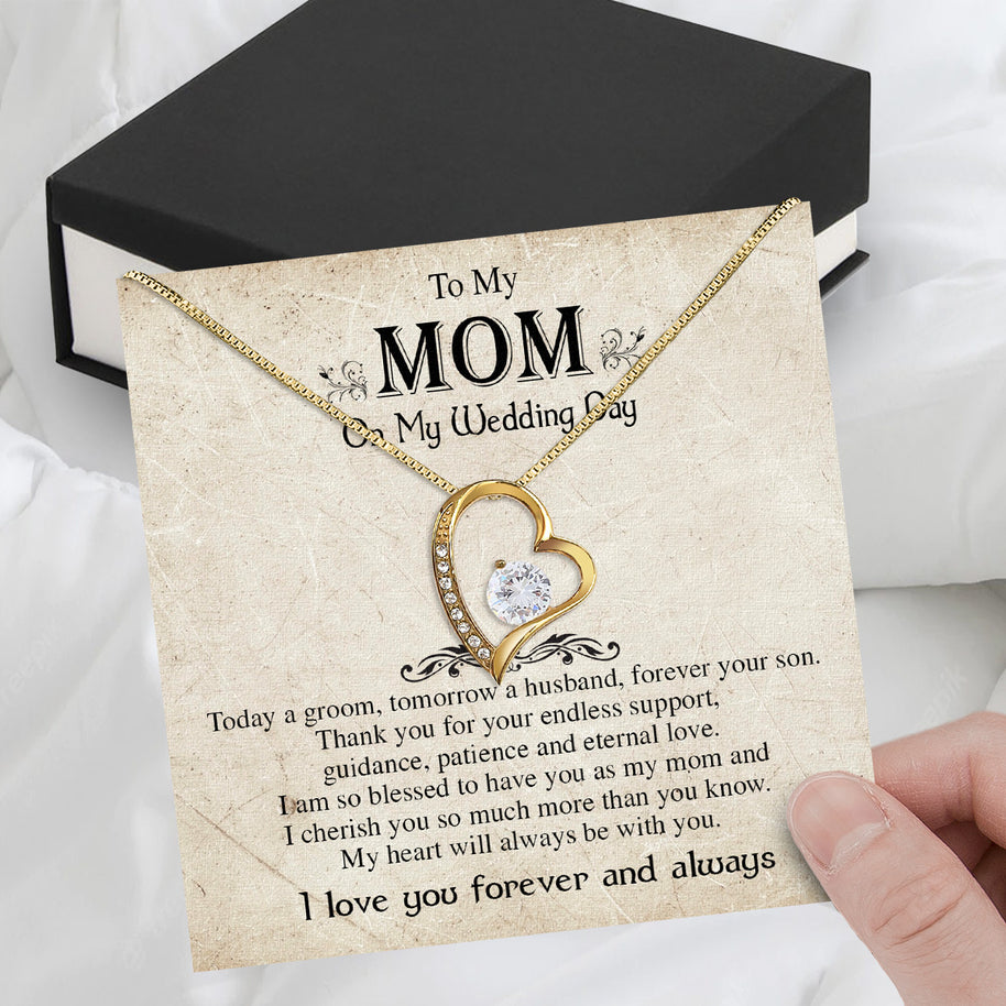 Mom Necklace for Daughter's or Son's Wedding: A Timeless Gift of Love and Gratitude