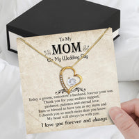 Thumbnail for Mom Necklace for Daughter's or Son's Wedding: A Timeless Gift of Love and Gratitude