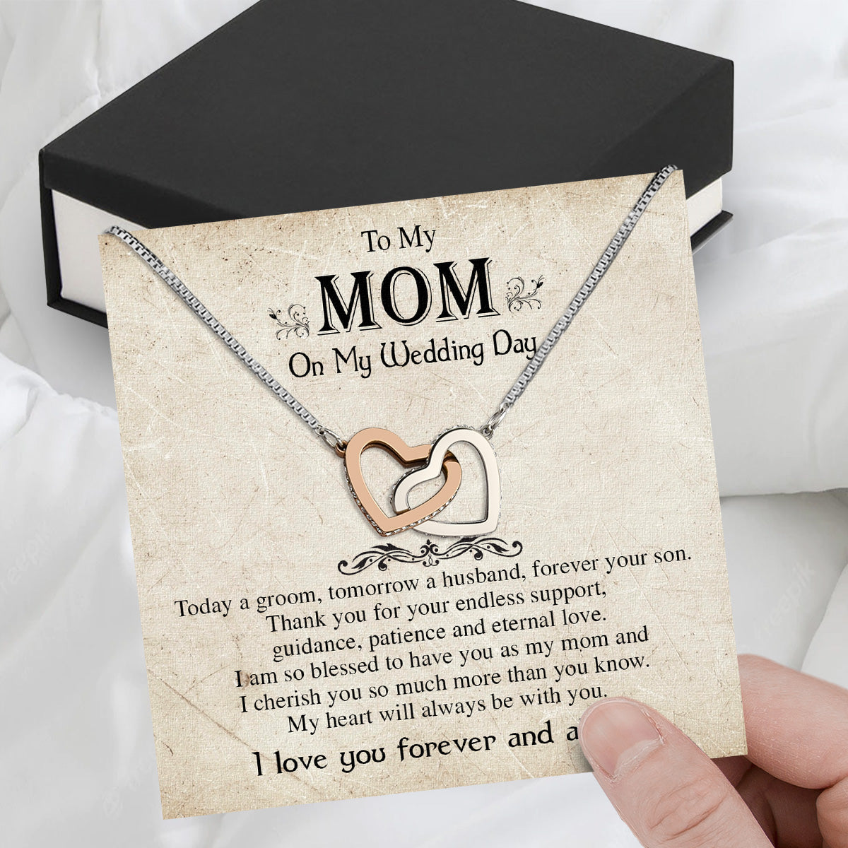 Mom Necklace for Daughter's or Son's Wedding: A Timeless Gift of Love and Gratitude