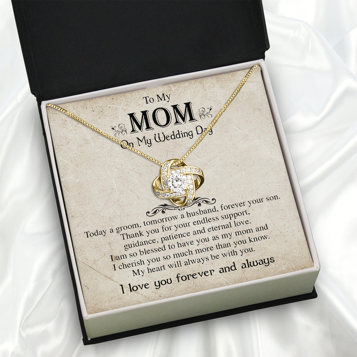 Mom Necklace for Daughter's or Son's Wedding: A Timeless Gift of Love and Gratitude