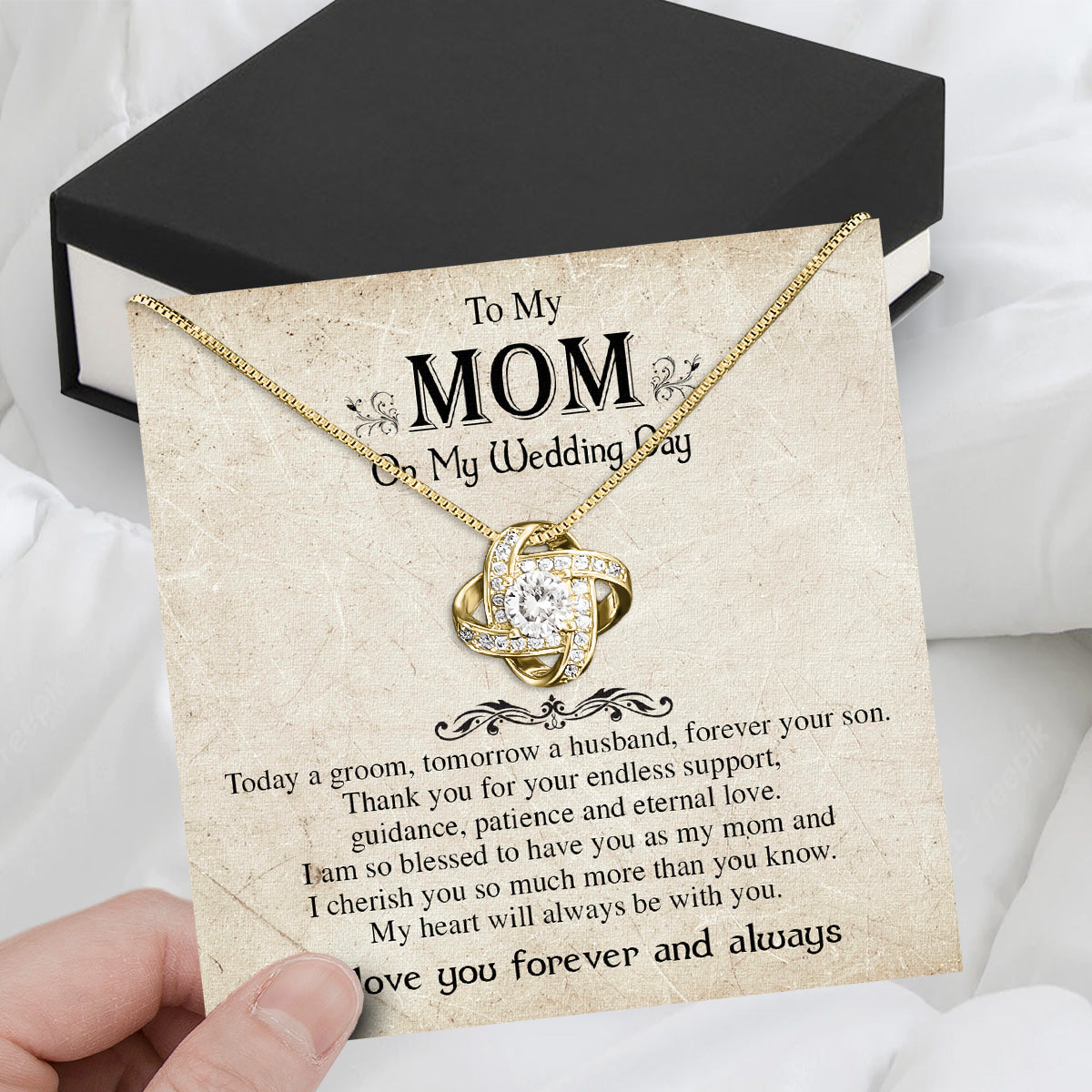 Mom Necklace for Daughter's or Son's Wedding: A Timeless Gift of Love and Gratitude