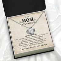 Thumbnail for Mom Necklace for Daughter's or Son's Wedding: A Timeless Gift of Love and Gratitude