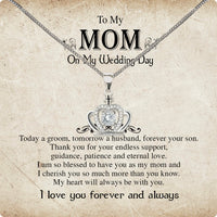 Thumbnail for Mom Necklace for Daughter's or Son's Wedding: A Timeless Gift of Love and Gratitude