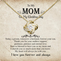 Thumbnail for Mom Necklace for Daughter's or Son's Wedding: A Timeless Gift of Love and Gratitude