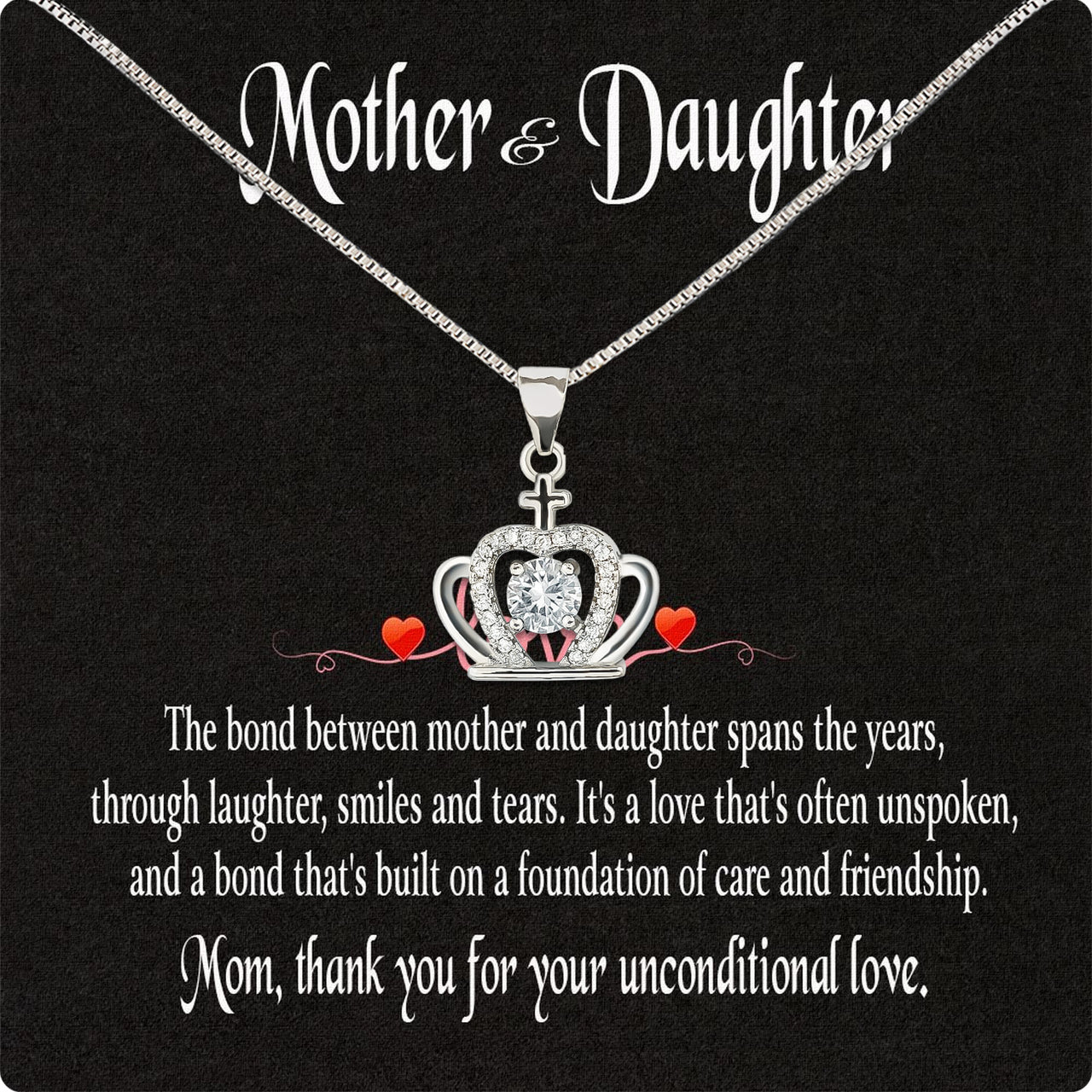 Necklace Gift For Mother Daughter