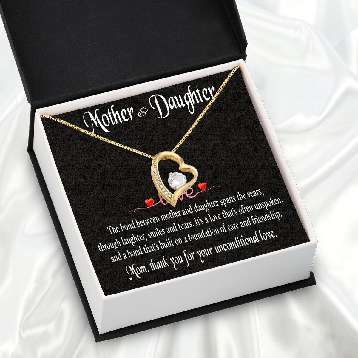 Necklace Gift For Mother Daughter