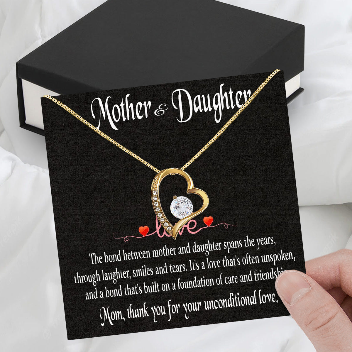 Necklace Gift For Mother Daughter