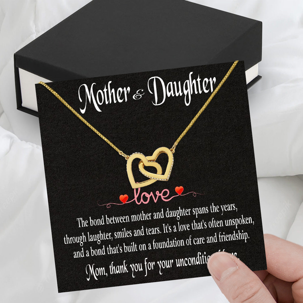 Necklace Gift For Mother Daughter