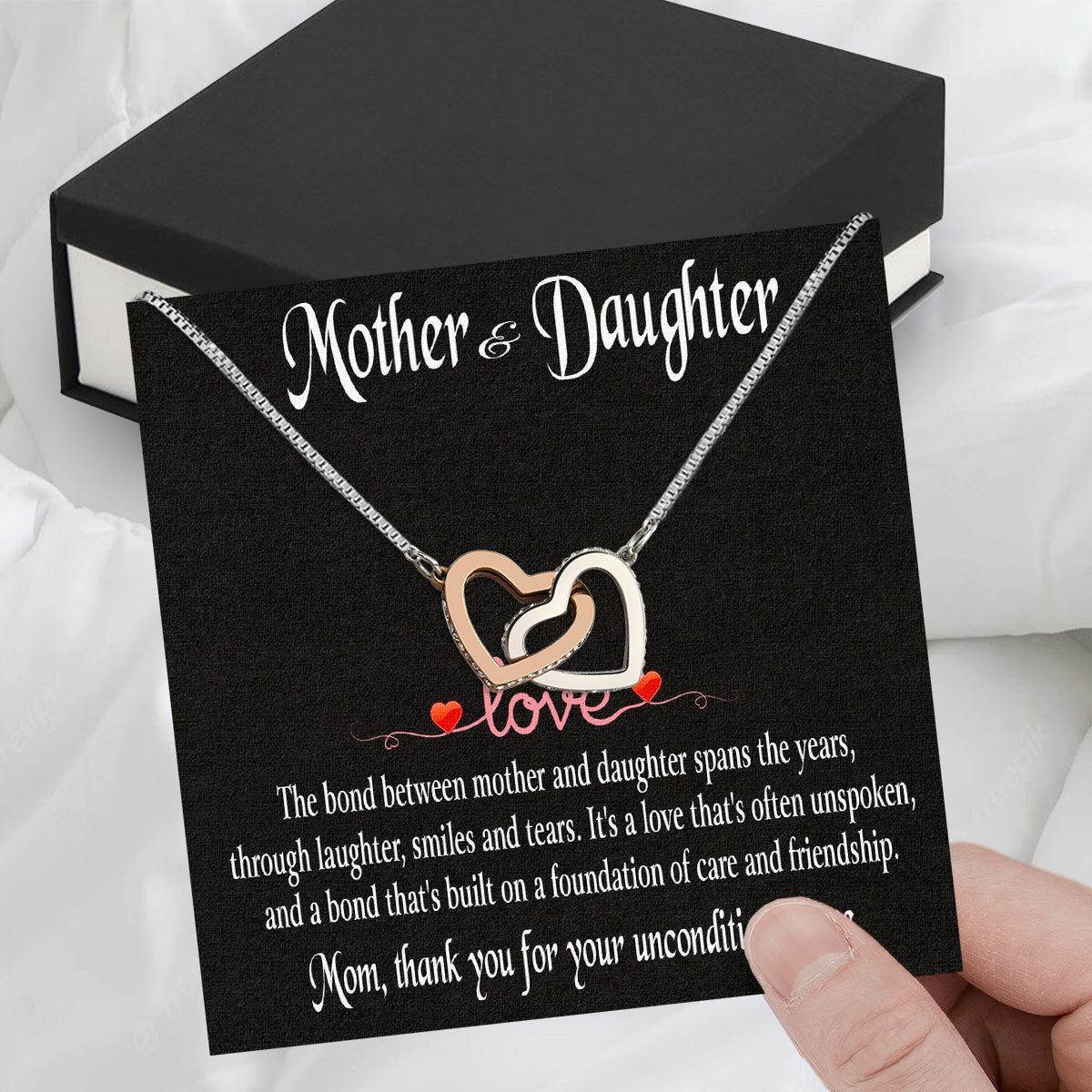 Necklace Gift For Mother Daughter