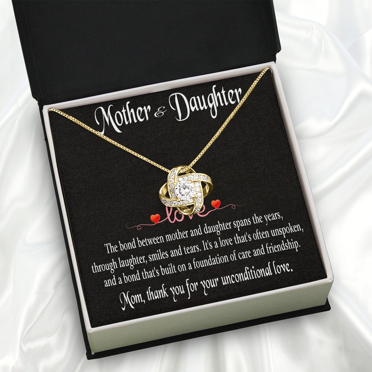 Necklace Gift For Mother Daughter