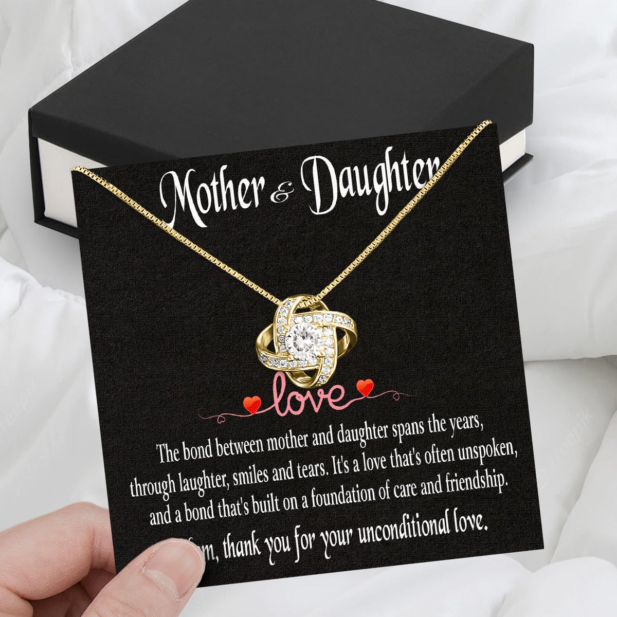 Necklace Gift For Mother Daughter