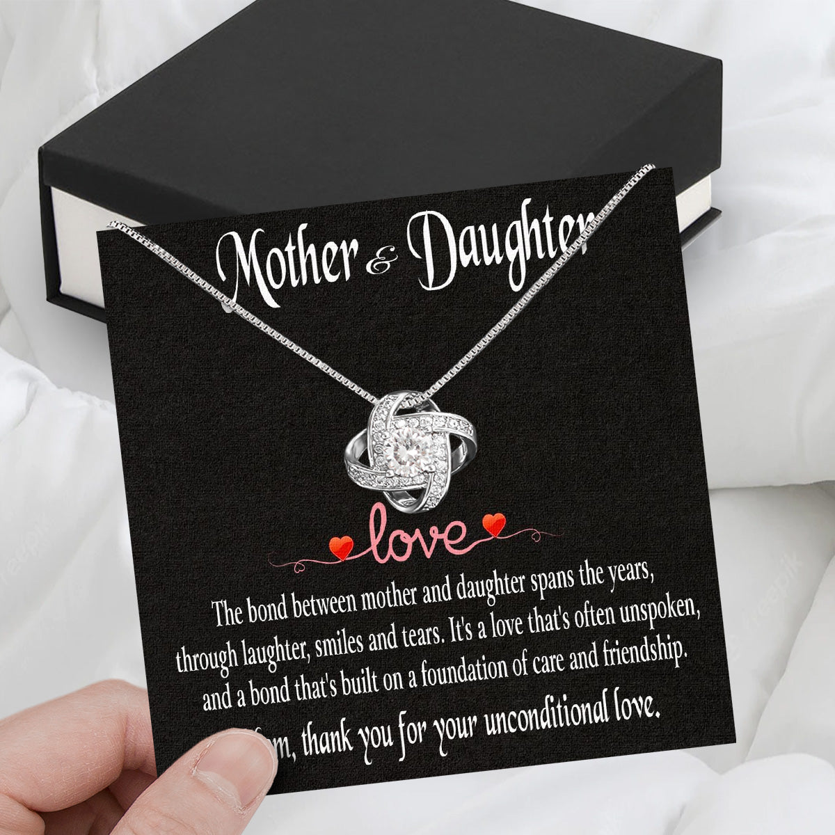 Necklace Gift For Mother Daughter